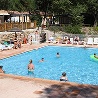 Camping La Rivière (Sant Maime) in regio Provence-Alpes-Côte d'Azur, Frankrijk