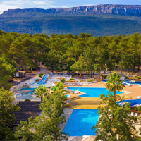 Camping La Sainte Baume in regio Provence-Alpes-Côte d'Azur, Frankrijk