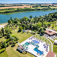 Camping Lac de Thoux St-Cricq  in regio Midi-Pyrénées, Frankrijk