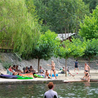 Camping Le Canigou in regio Languedoc-Roussillon, Frankrijk