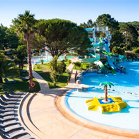 Camping Le Ruisseau Des Pyrénées in regio Aquitaine / Les Landes, Frankrijk