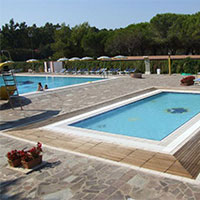 Camping Paestum in regio Campania, Italië
