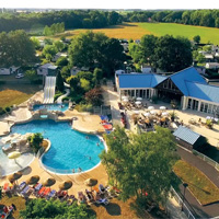 Camping Parc de Fierbois in regio Centre-Val de Loire, Frankrijk