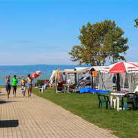 Camping Podersdorf am See in regio Burgenland, Oostenrijk