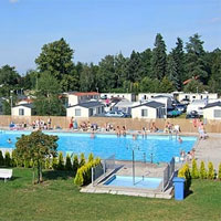 Camping Praha Klanovice in regio Midden-Bohemen / Praag, Tsjechië