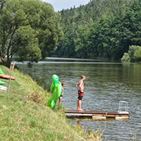 Camping Prima in regio Zuid-Bohemen, Tsjechië