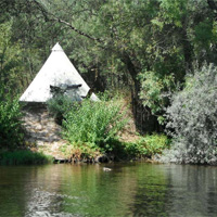 Camping Quinta do Rio in regio Porto/Noord Portugal, Portugal