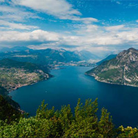 Camping Sassabanek in regio Lombardia, Italië