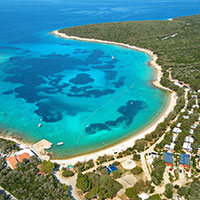 Camping Slatina in regio Kvarner, Kroatië