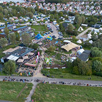 Camping Strandpark Vlugtenburg in regio Zuid-Holland, Nederland