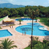 Camping Villaggio Baia Domizia in regio Campania, Italië