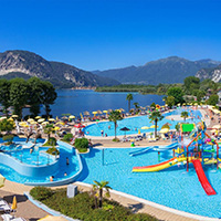 Camping Villaggio Isolino (Lago Maggiore) in regio Piemonte, Italië