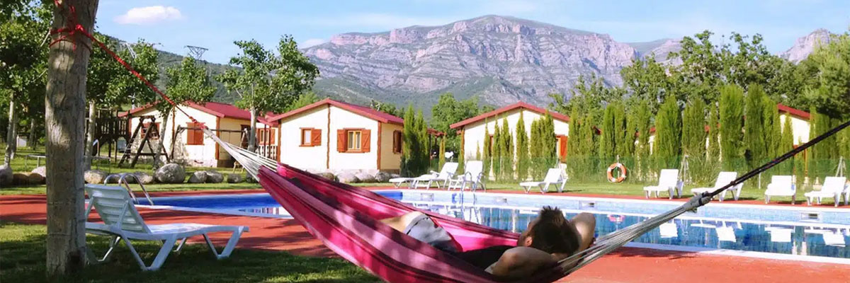 Omgeving van camping Isabena in Aragon
