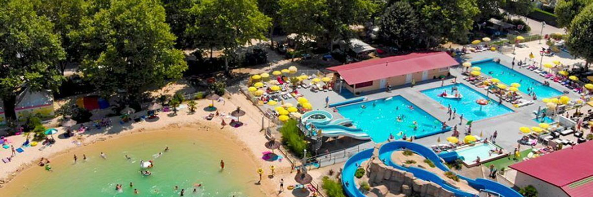 Camping le Chateau de Galaure in de Drôme