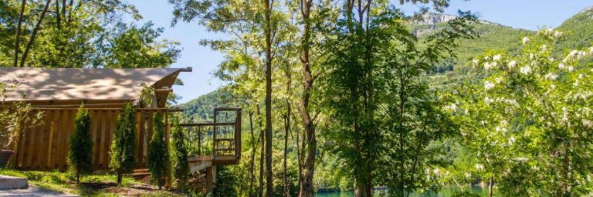 Glamping Bagrem in Bosnië