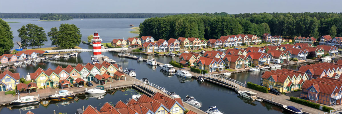Hafendorf Rheinsberg in Brandenburg