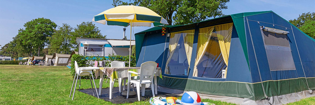 Bungalowtent of tunneltent huren in Frankrijk
