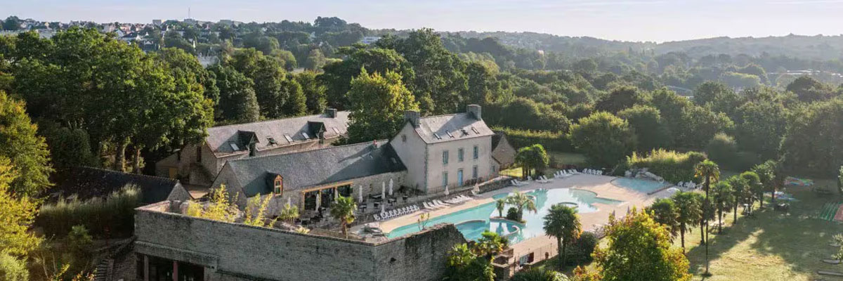 Camping Orangerie de Lanniron in Finistère