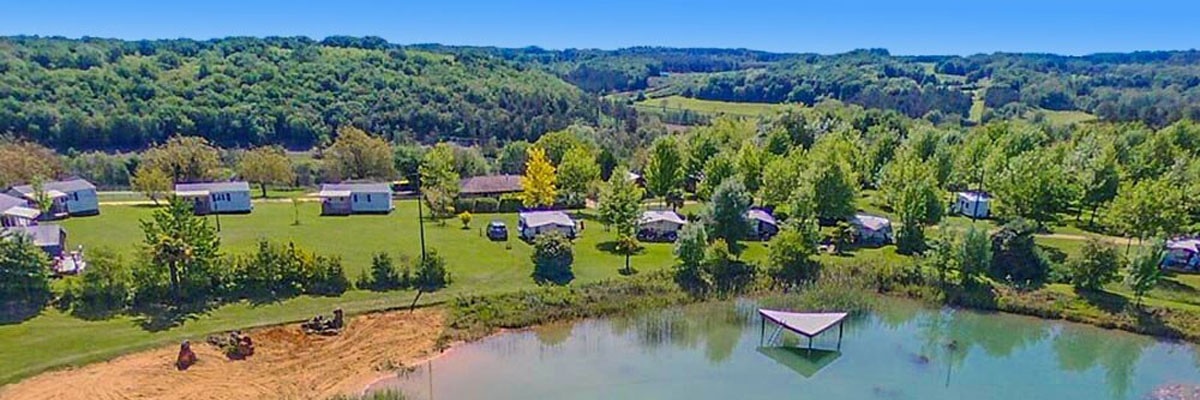 Camping Lestaubière in de Périgord Pourpre