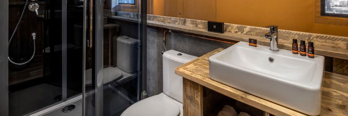 Accommodatie met eigen sanitair in Europa