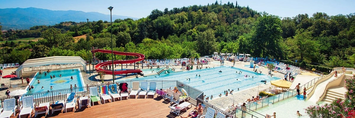 Camping Norcenni Girasole in Toscane