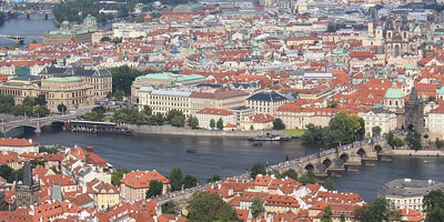 Stedentrip Praag vanaf de camping