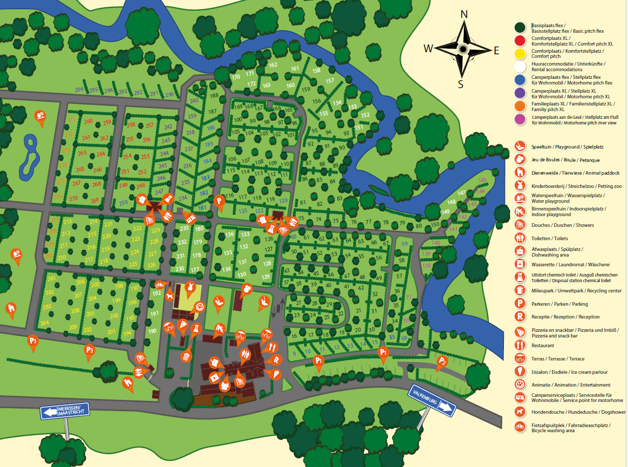 Plattegrond 't Geuldal