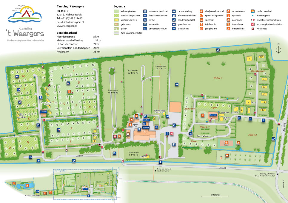 Plattegrond 't Weergors