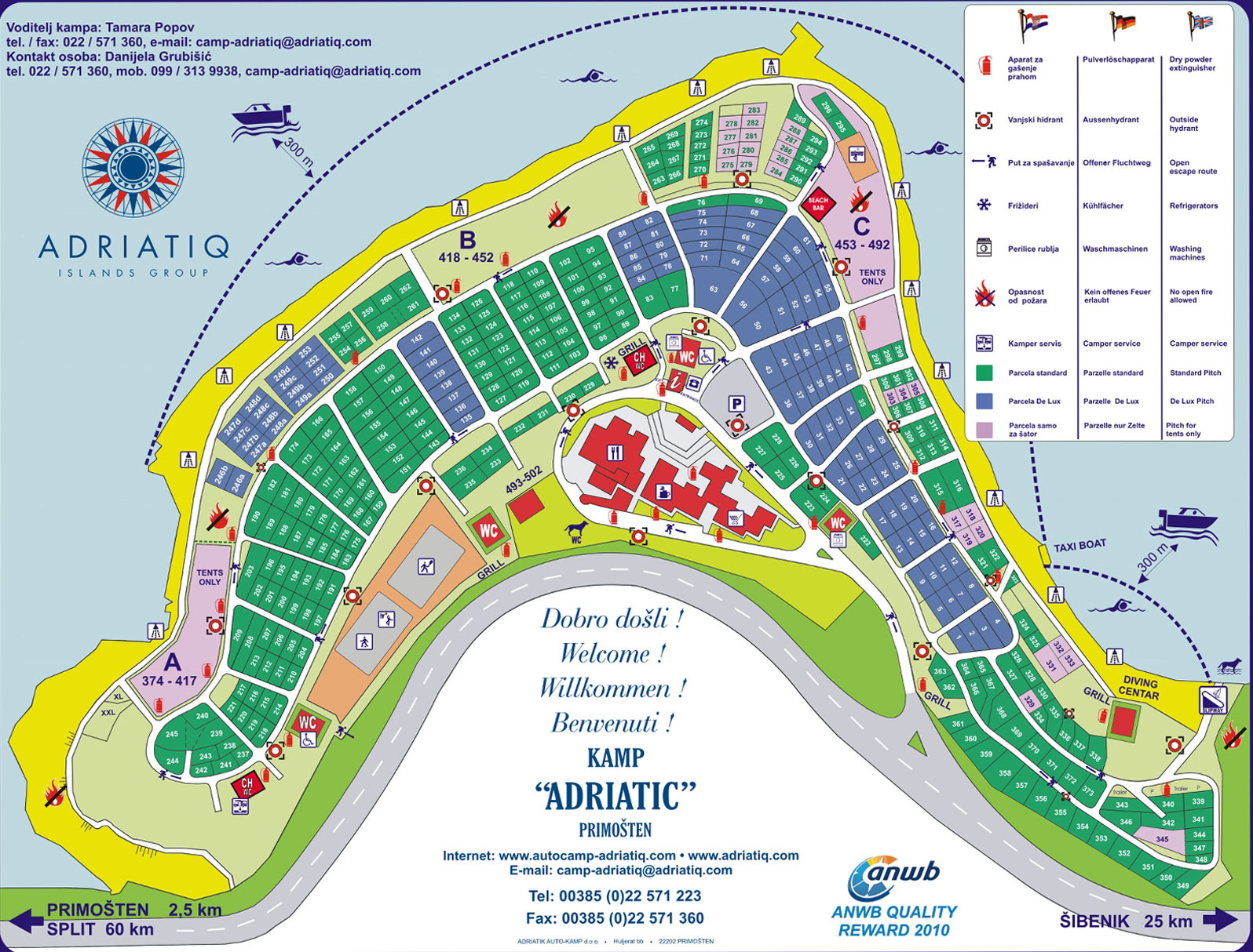 Plattegrond Adriatic