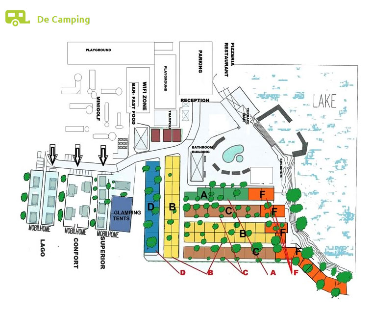 Plattegrond Al Lago di Lago