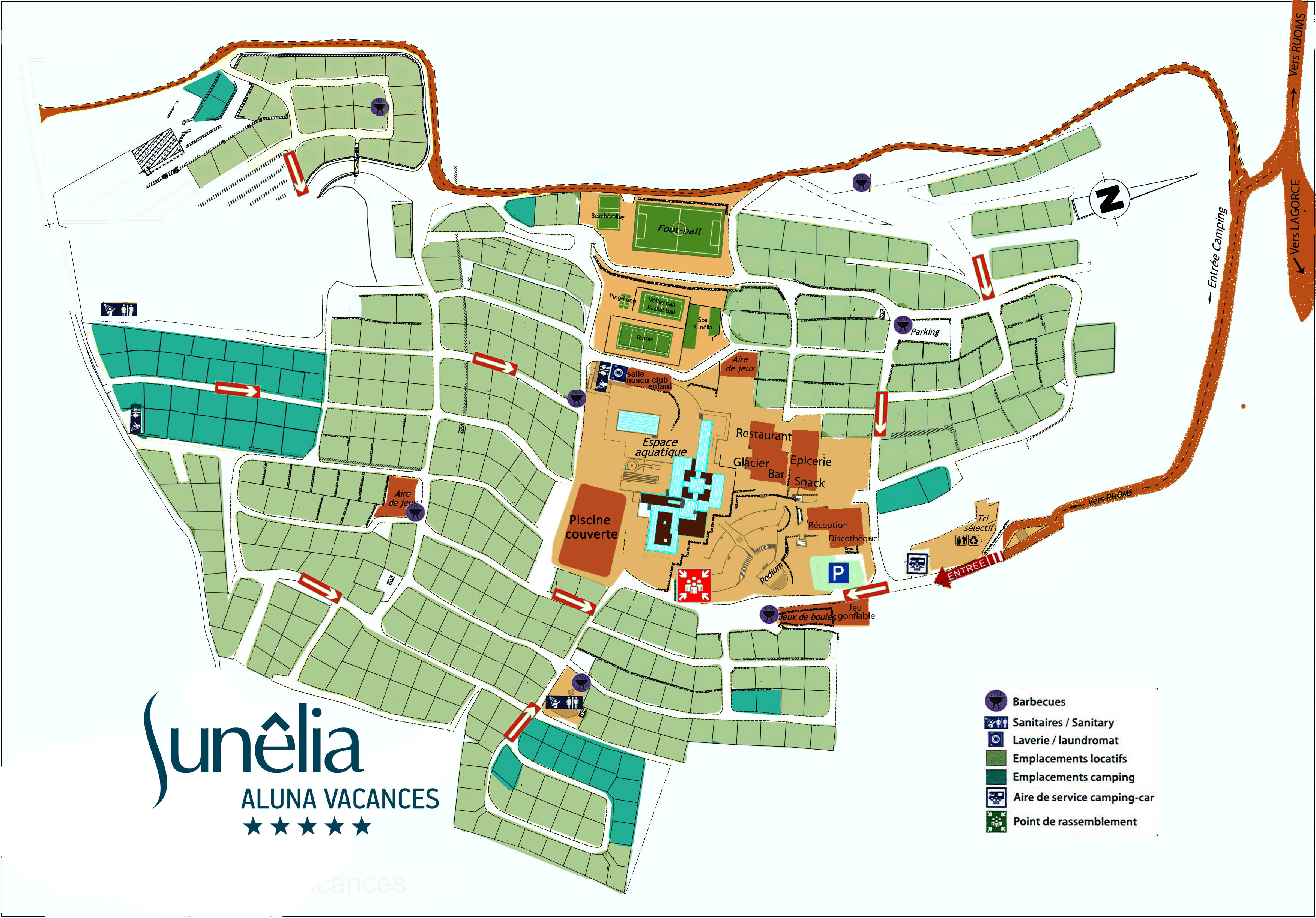 Plattegrond Aluna Vacances