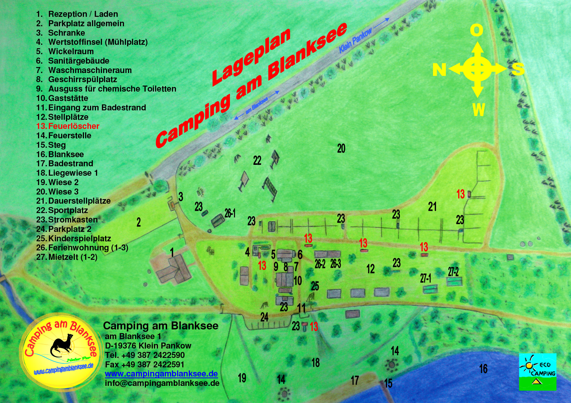 Plattegrond Am Blanksee