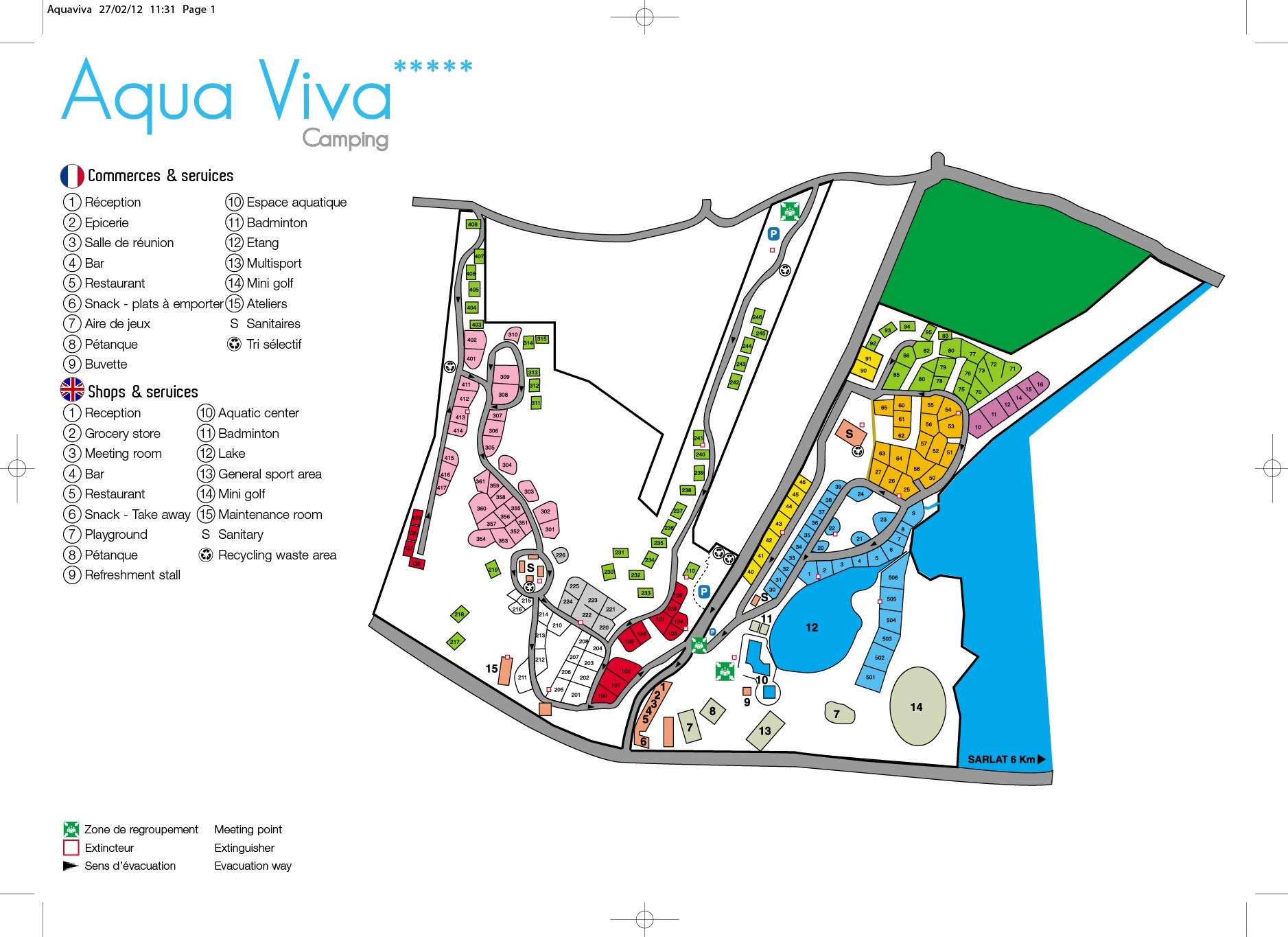 Plattegrond Aqua Viva