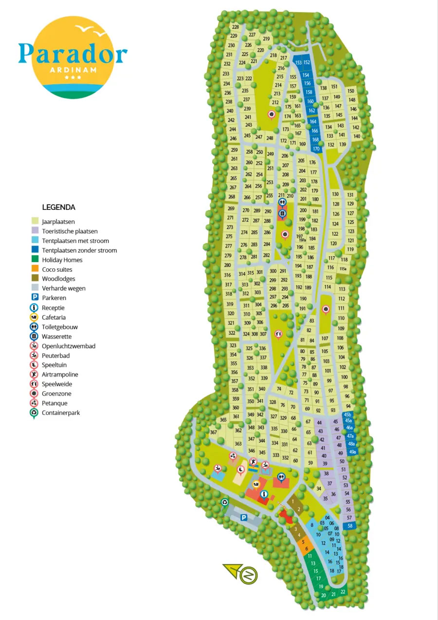 Plattegrond Ardinam (v/h Try des Baudets)