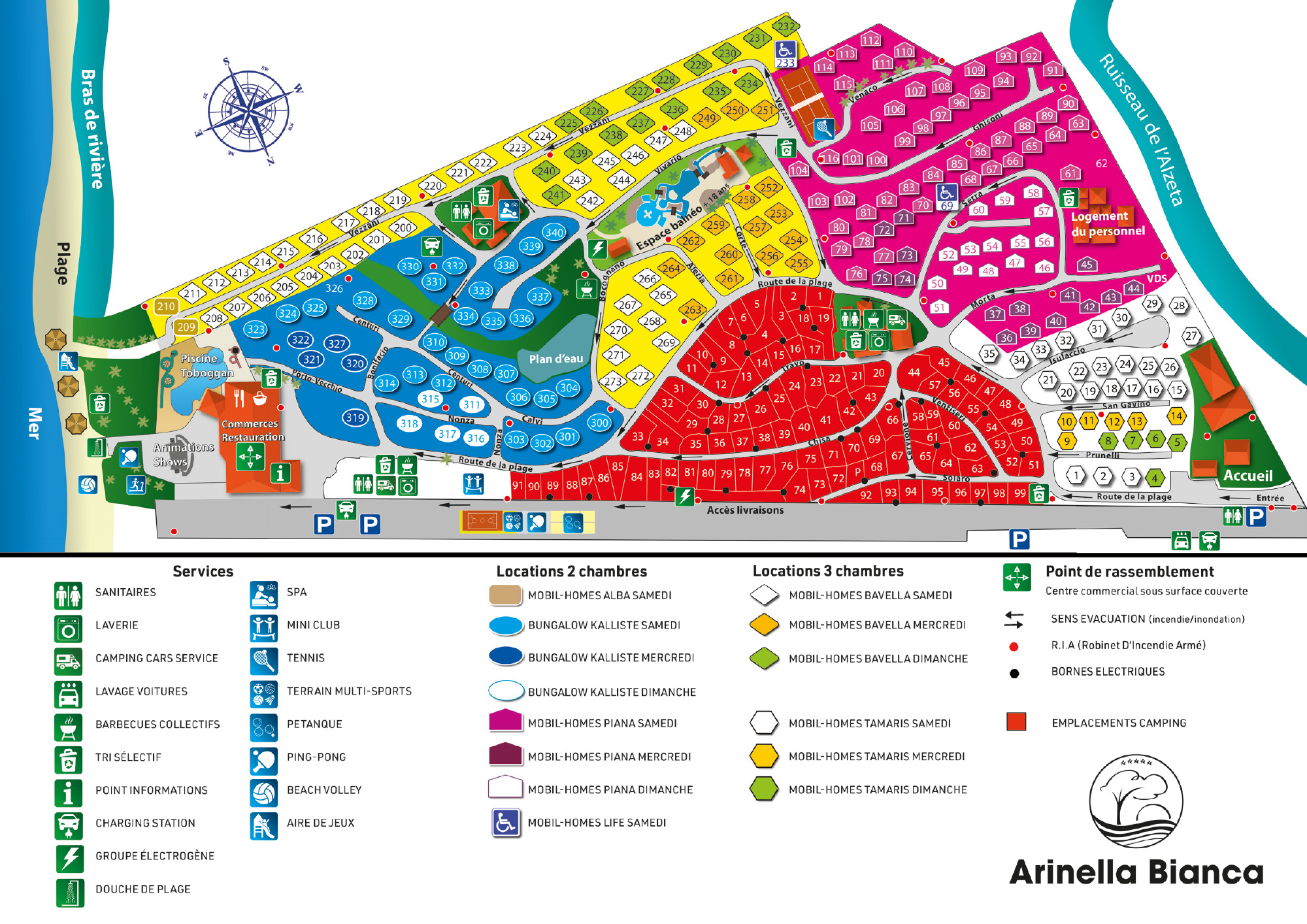 Plattegrond Arinella Bianca