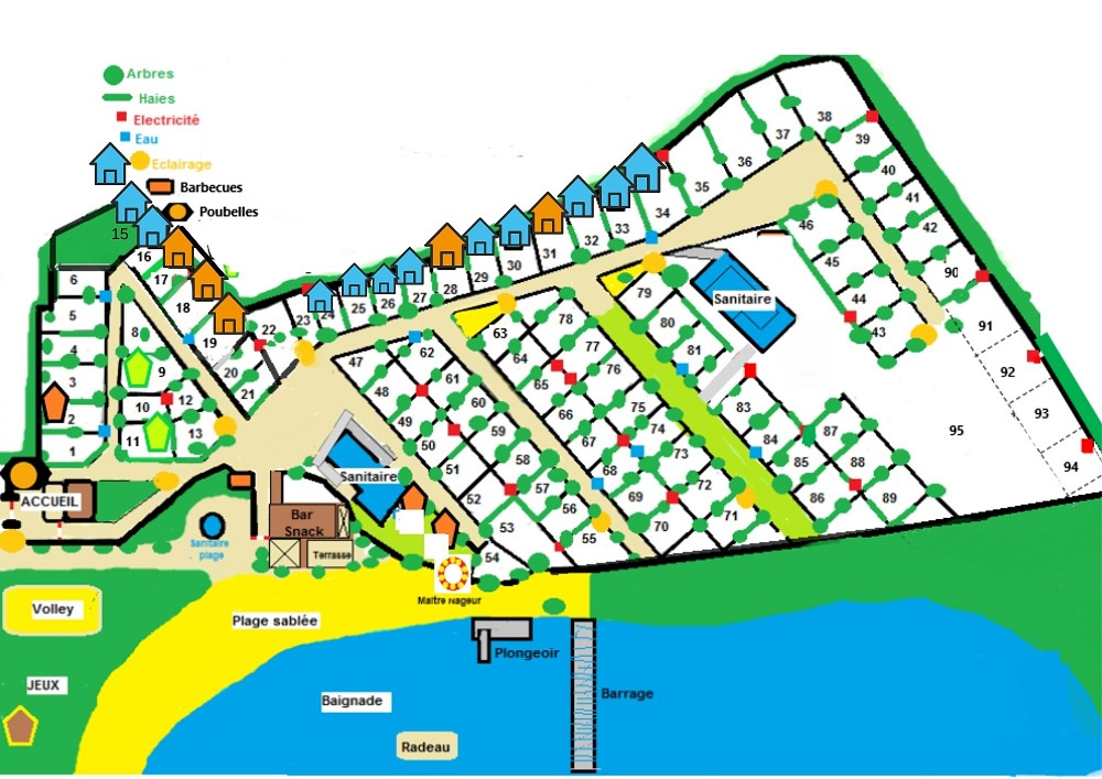 Plattegrond Aubeterre sur Dronne