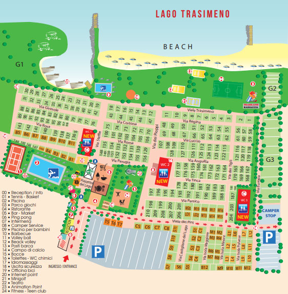 Plattegrond Badiaccia