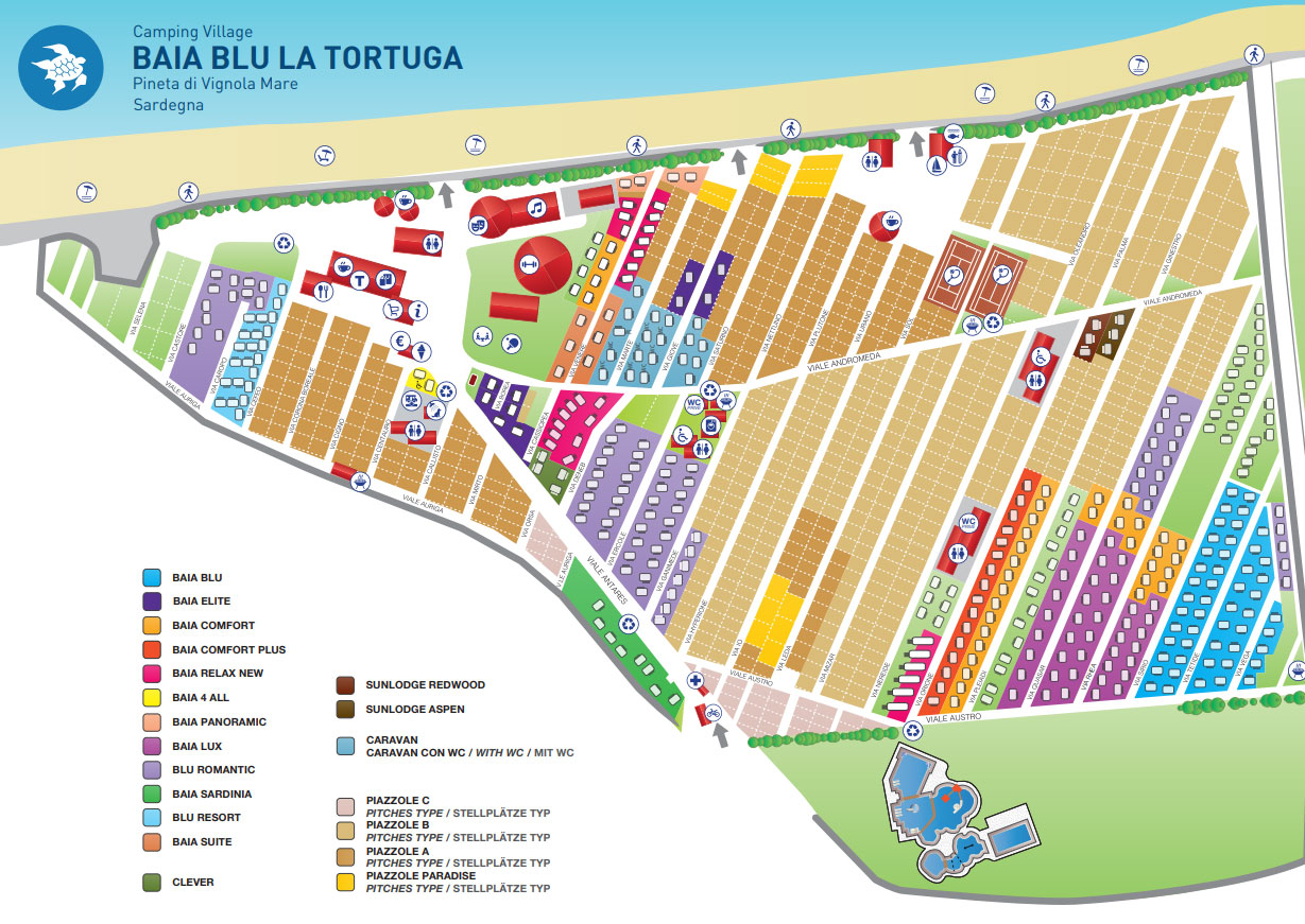 Plattegrond Baia Blu la Tortuga