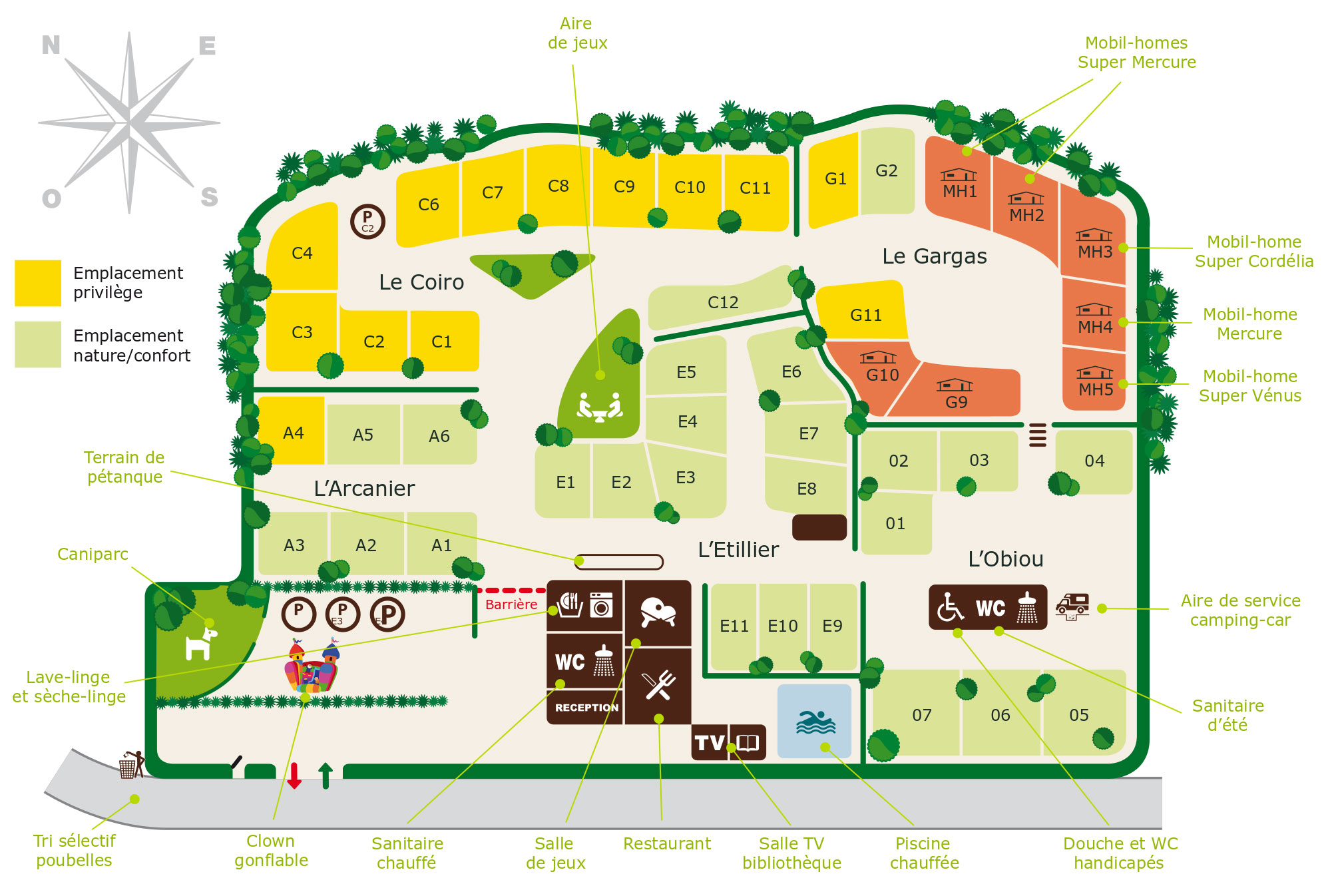 Plattegrond Belvédère de l'Obiou