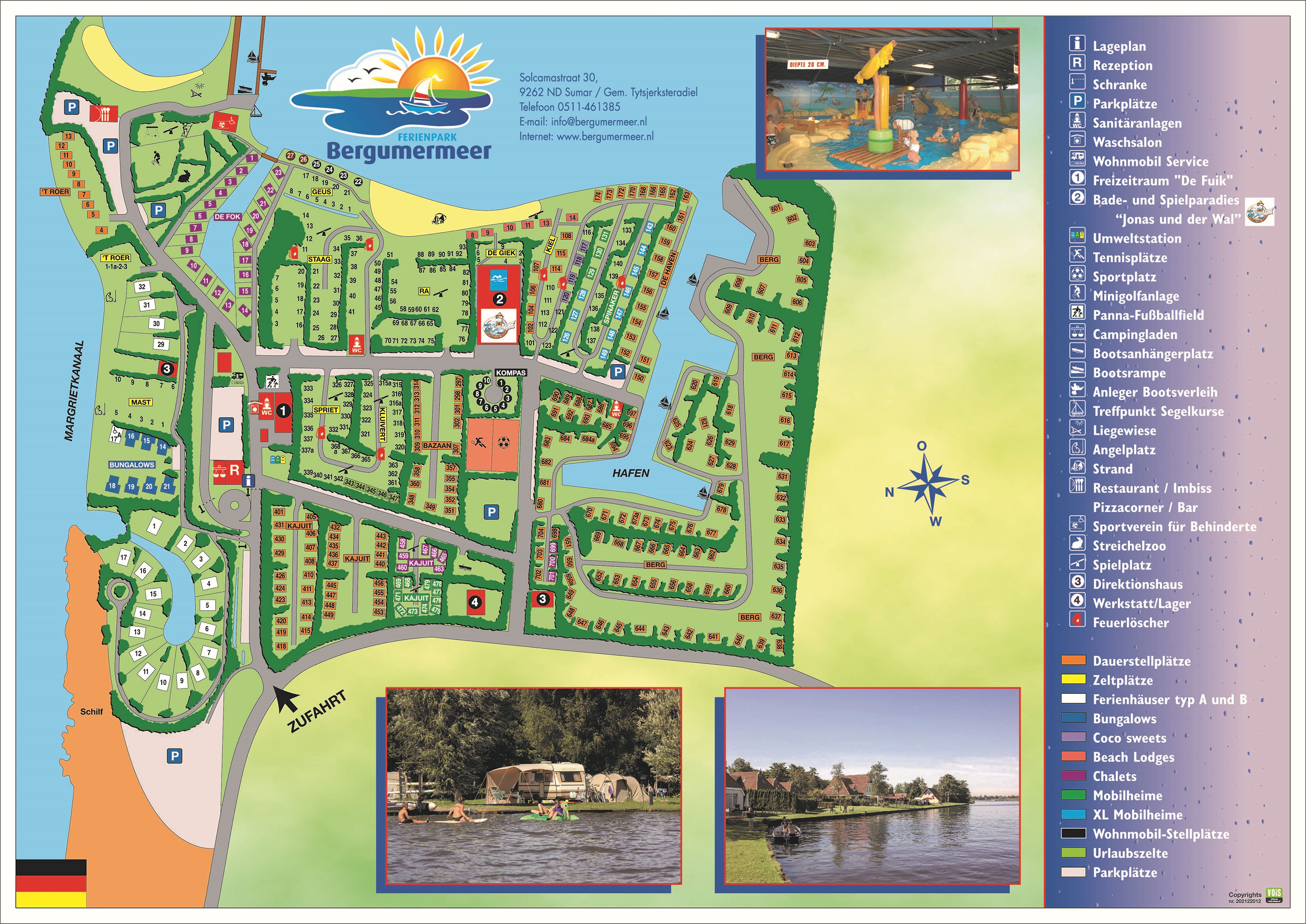 Plattegrond Bergumermeer