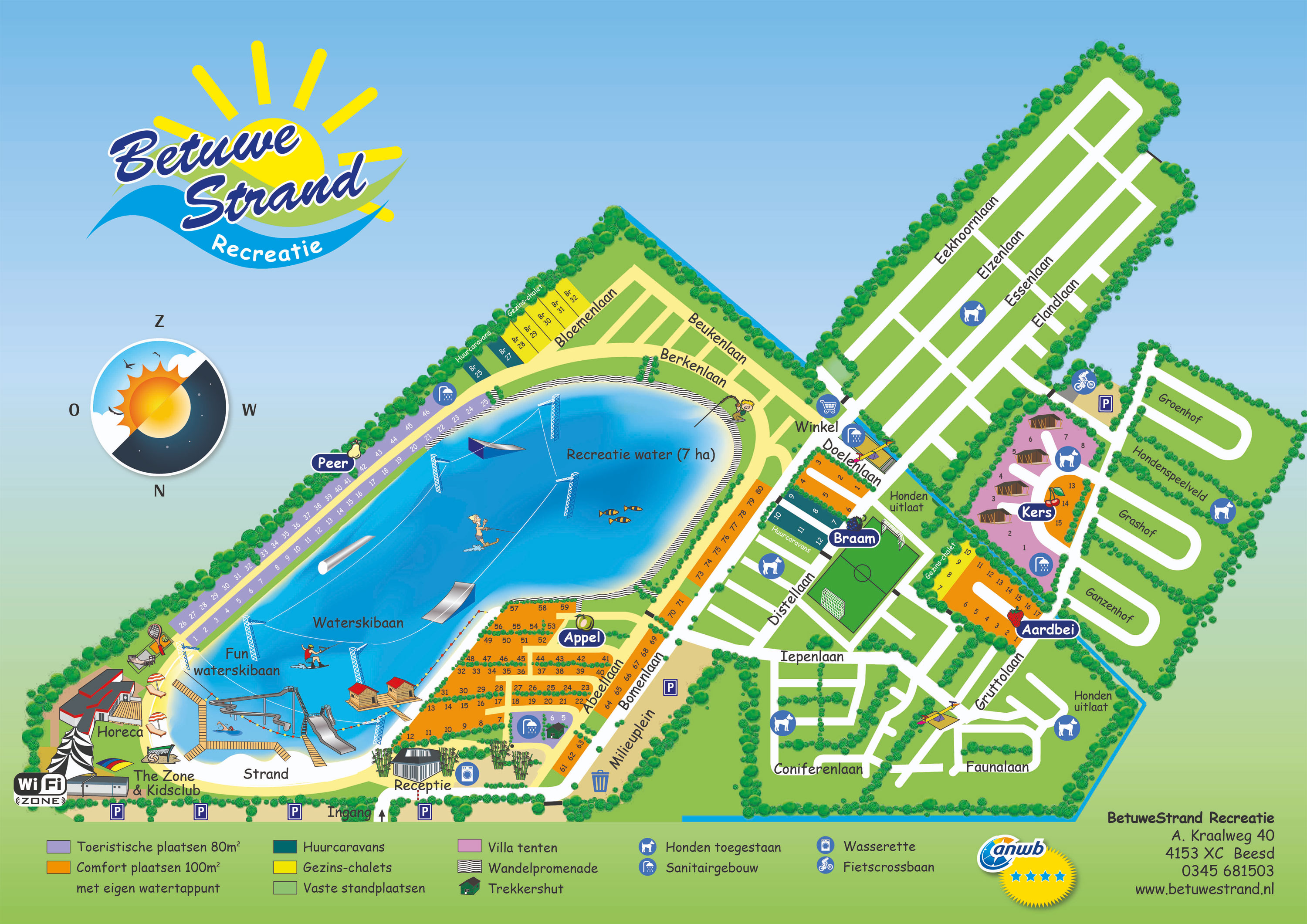 Plattegrond Betuwestrand