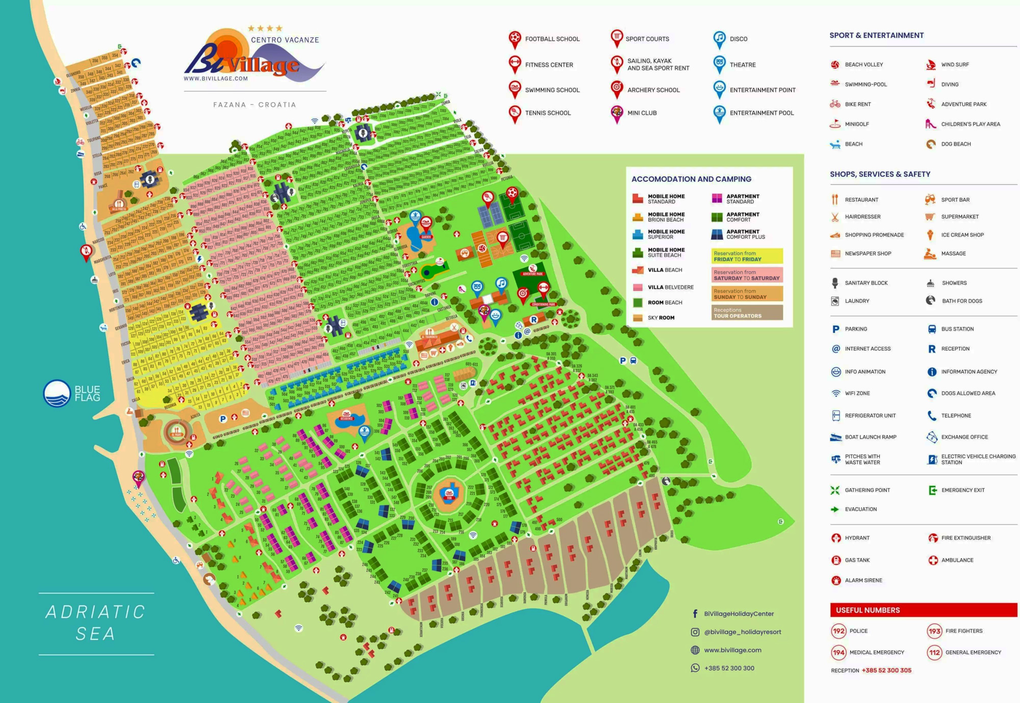 Plattegrond Bi Village