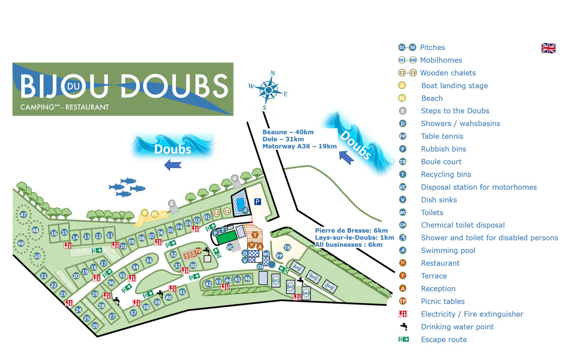 Plattegrond Bijou du Doubs