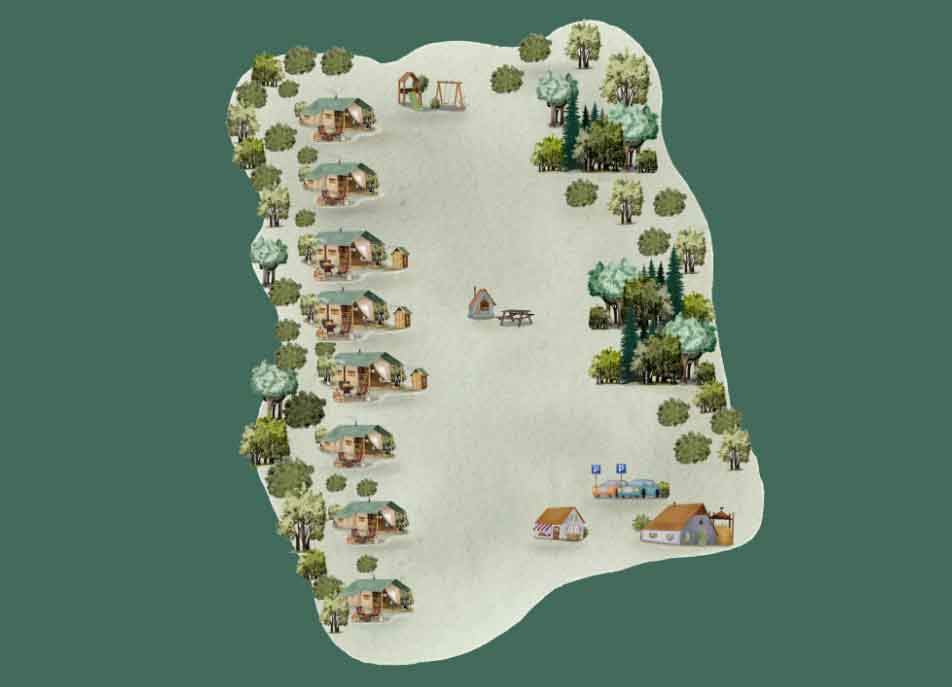 Plattegrond BoerenBed New Barn Farm