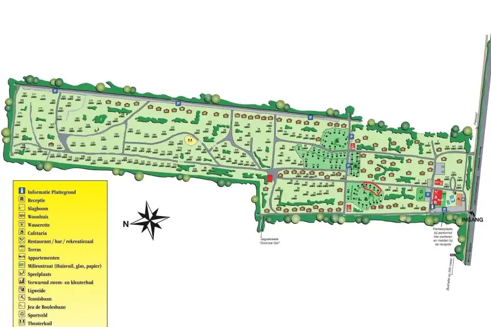 Plattegrond Bonte Vlucht