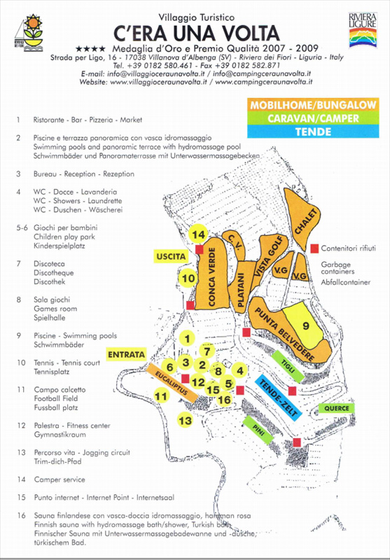 Plattegrond C'Era una Volta