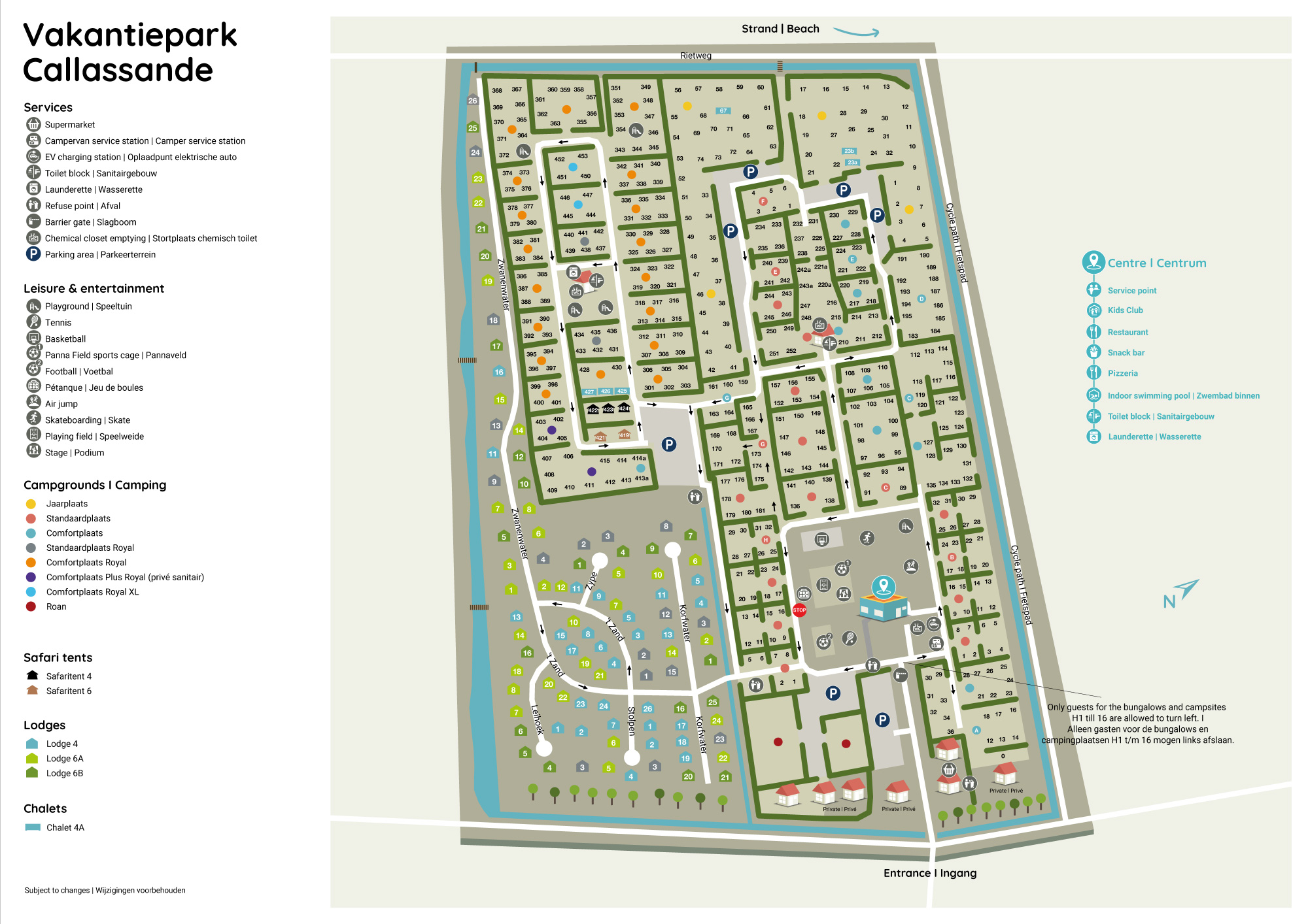 Plattegrond Callassande