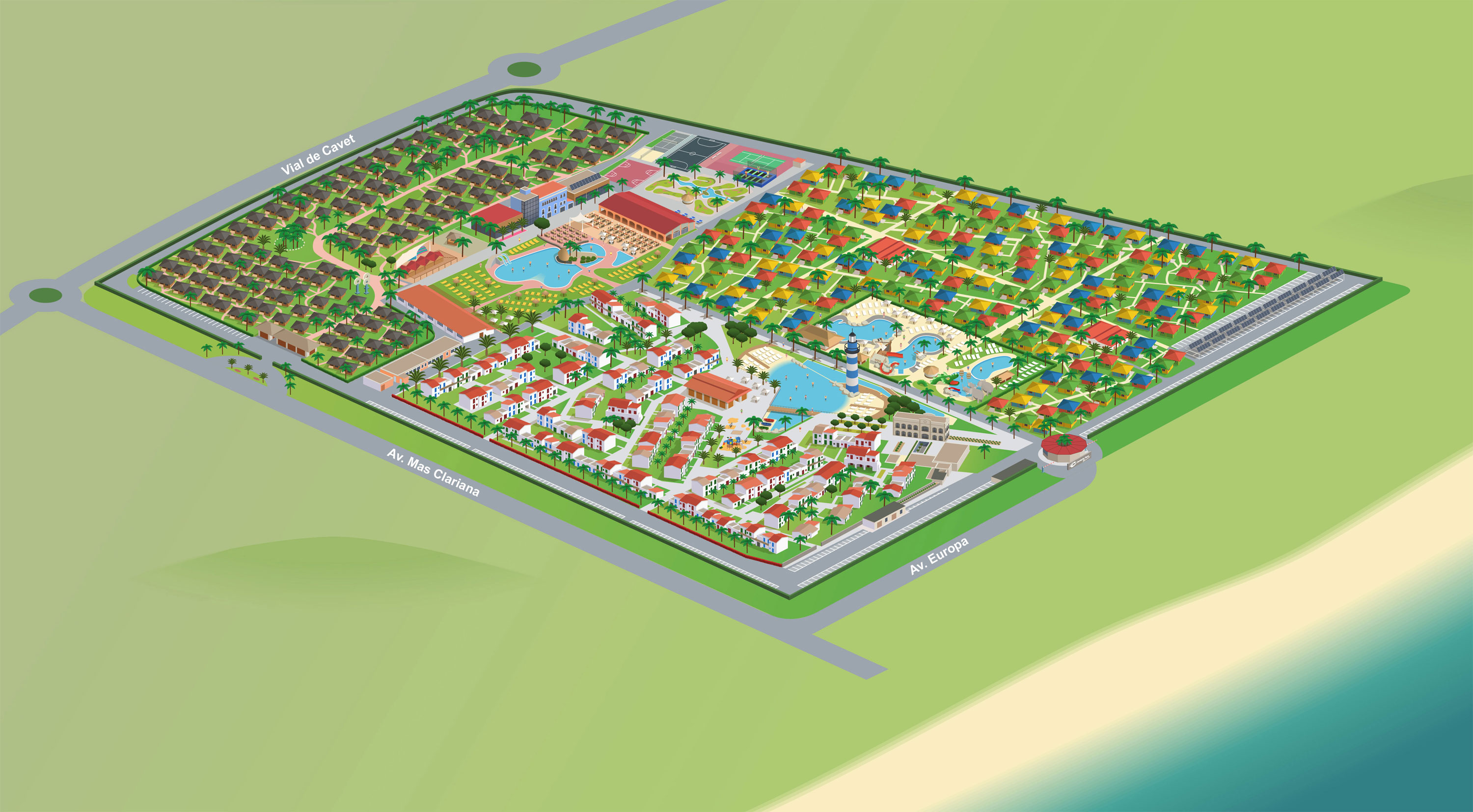 Plattegrond Cambrils Park