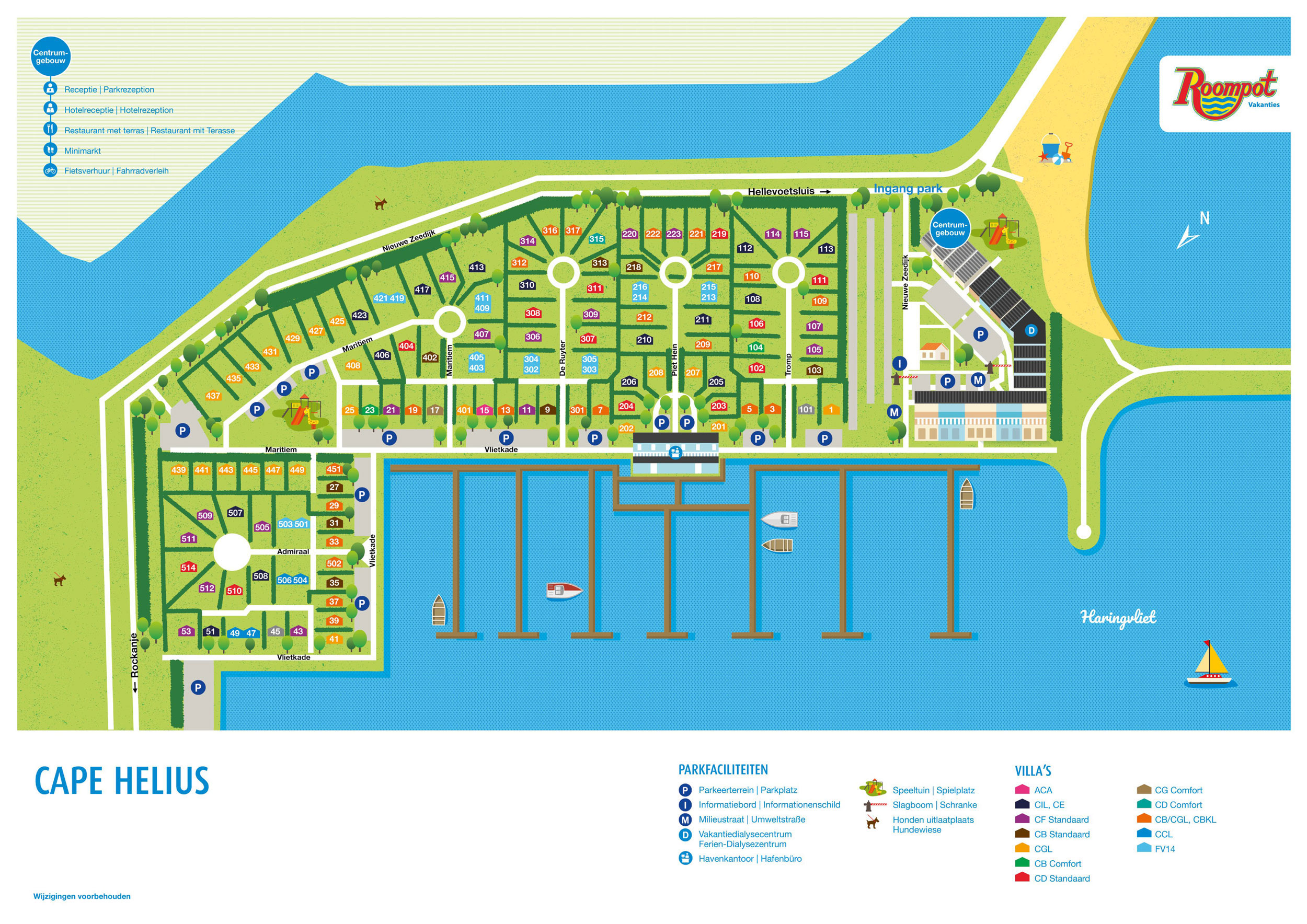 Plattegrond Cape Helius