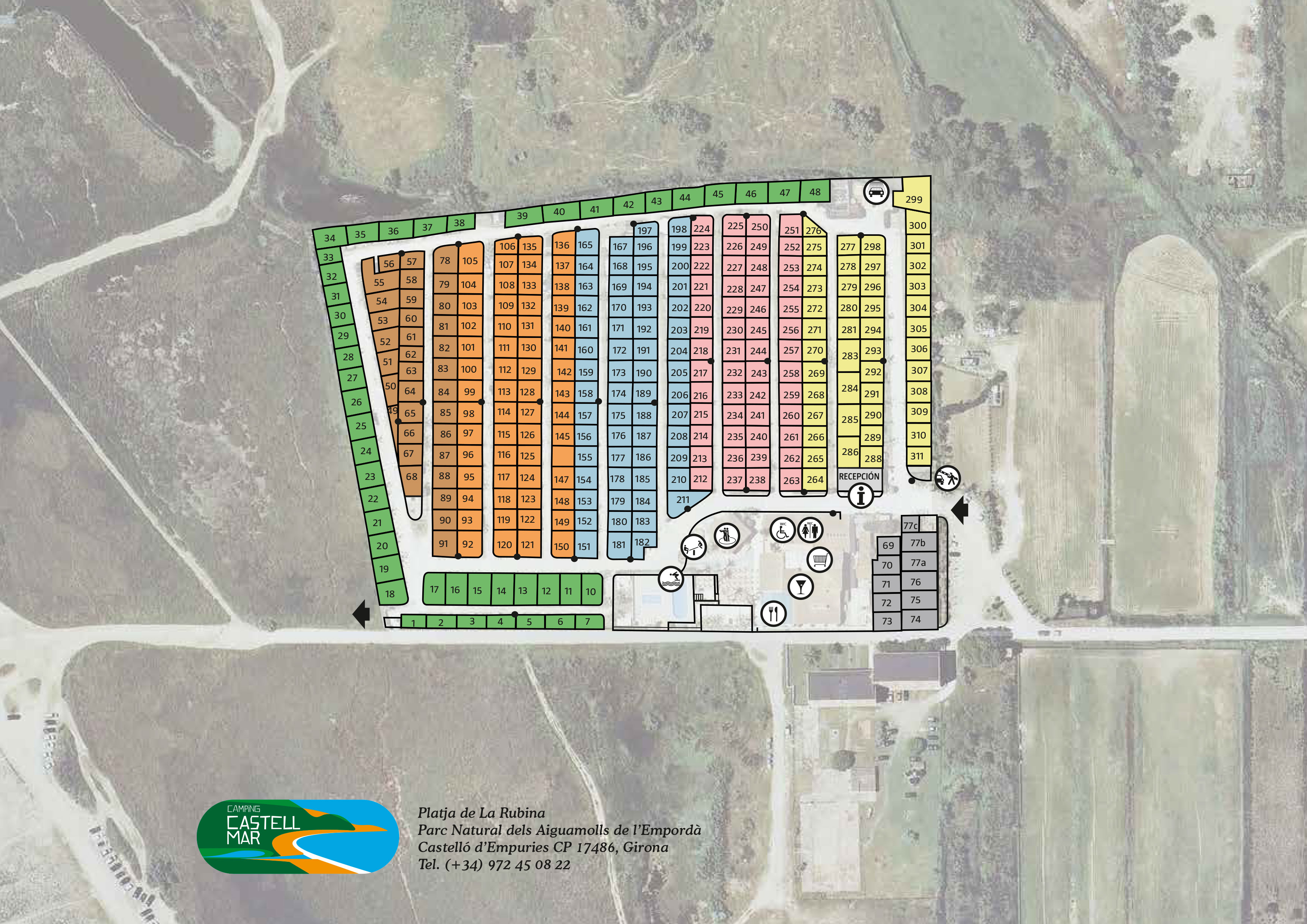 Plattegrond Castell Mar